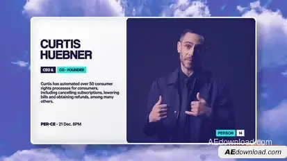 Meet The Team Openers template preview