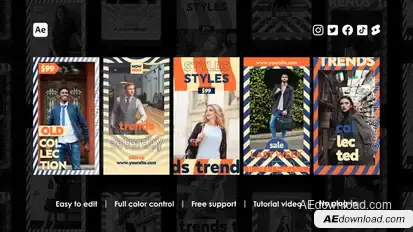Mega Sale Instagram Reels Product Promo template preview