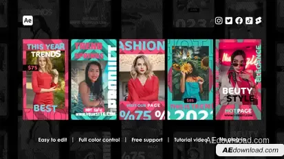 Mega Sale Instagram Reels Product Promo template preview
