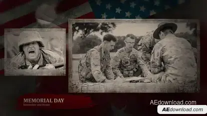 Memorial Day | American Flag Day Openers template preview