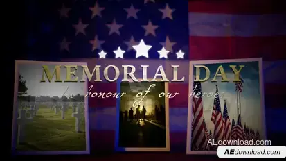 Memorial Day Slideshow Openers template preview