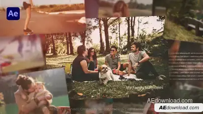 Memorial Photo Slideshow Video Displays template preview