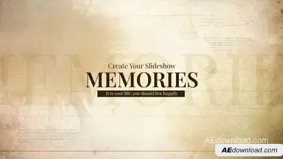 Memories Openers template preview