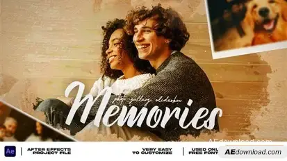 Memories - Photo Gallery Slideshow Openers template preview