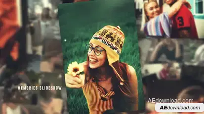 Memories Photo Slideshow Video Displays template preview