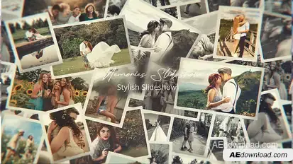 Memories Photo Slideshow Video Displays template preview