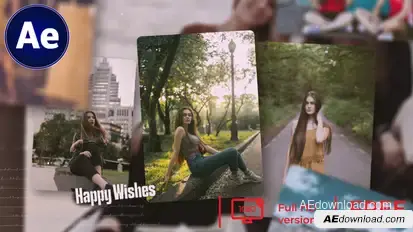Memories PhotoSlideshow 3D Video Displays template preview
