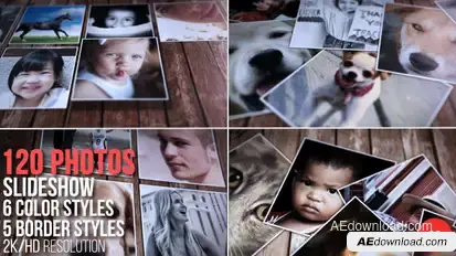 Memories Slideshow Video Displays template preview