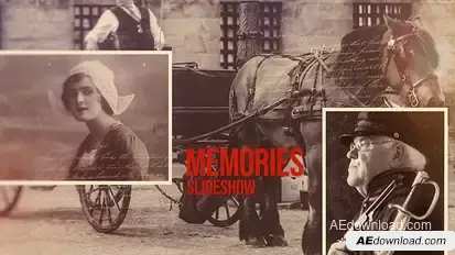 Memories Slideshow Video Displays template preview