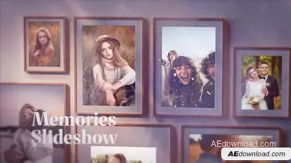 Memories Slideshow Video Displays template preview