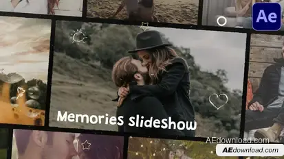 Memories Slideshow | After Effects Infographics template preview