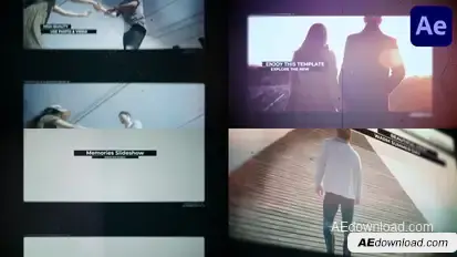 Memories Slideshow for After Effects Openers template preview