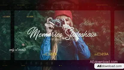 Memories Slideshow / Photo Album / Family and Friends / Travel and Journey Openers template preview