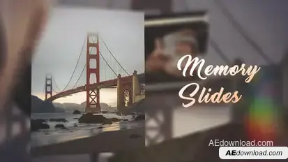 Memory Slides Video Displays template preview