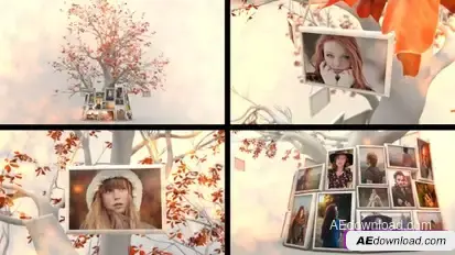 Videohive Memory Tree Slideshow Video Displays template preview
