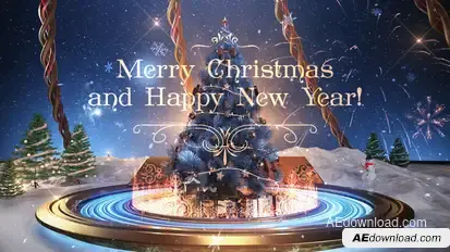 Merry Christmas & Happy New Year Elements template preview