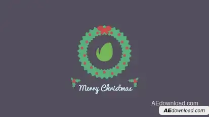 Merry Christmas Logo Stings template preview