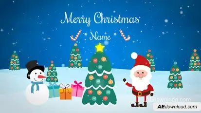 Merry Christmas Openers template preview