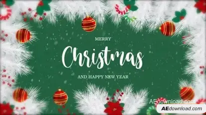 Merry Christmas And Happy New Year Openers template preview