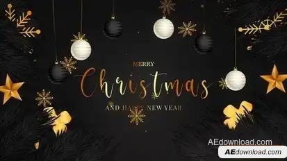Merry Christmas And Happy New Year Intro 2 Openers template preview