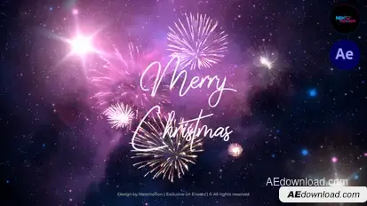 Merry Christmas and Happy New Year Wishes Openers template preview