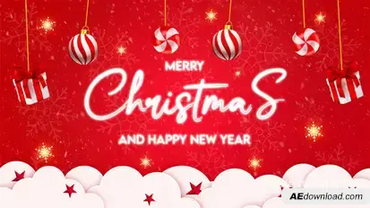 Merry Christmas | Happy New Year  Opener Openers template preview
