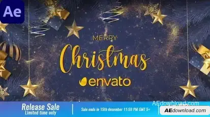 Merry Christmas || Happy New Year || Xmas Intro Openers template preview