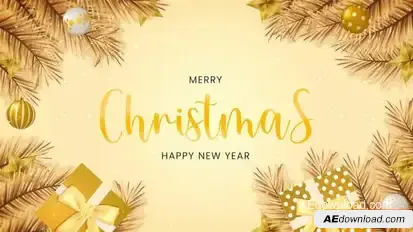 Merry Christmas Ident Openers template preview