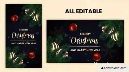 Videohive Merry Christmas Intro 2025 55691409 Openers template preview