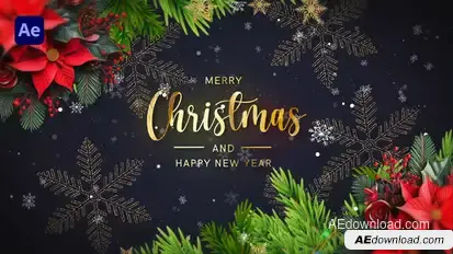Merry Christmas Intro 2025 Openers template preview