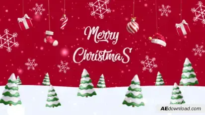 Merry Christmas  Intro 3 Logo Stings template preview