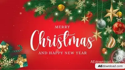 Merry Christmas Intro Openers template preview