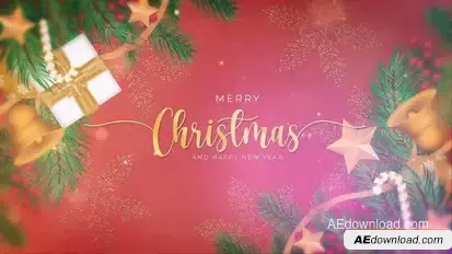 Merry Christmas Intro Openers template preview