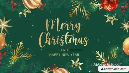 Merry Christmas Intro Openers template preview