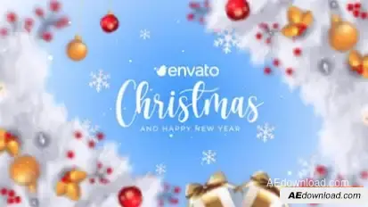 Videohive Merry Christmas Intro 41860874 Openers template preview