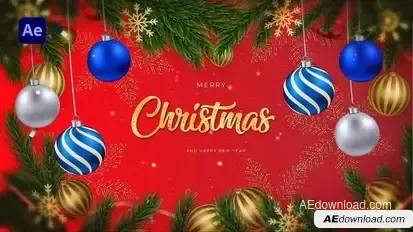 Merry Christmas Intro Openers template preview