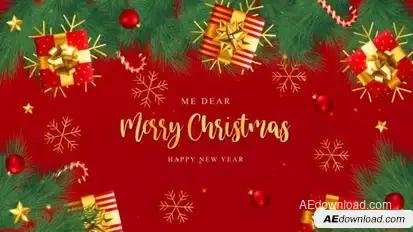 Merry Christmas Intro Openers template preview