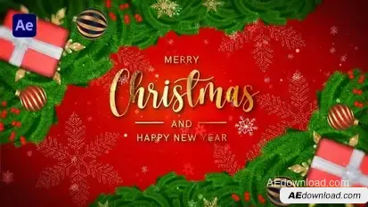 Merry Christmas Intro Openers template preview