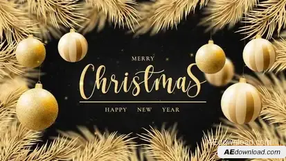 Merry Christmas Intro Openers template preview