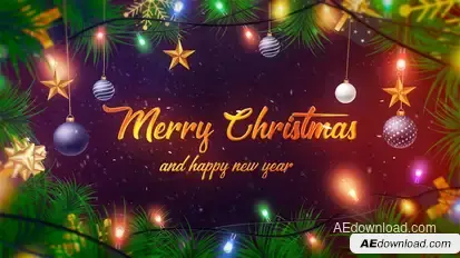 Merry Christmas Intro Openers template preview