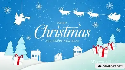 Merry Christmas Intro Openers template preview