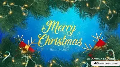 Merry Christmas Intro | Happy New Year Intro Openers template preview