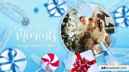 Videohive Merry Christmas New Year Slideshow 55680261 Openers template preview