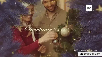 Merry Christmas | New Year Slideshow Video Displays template preview