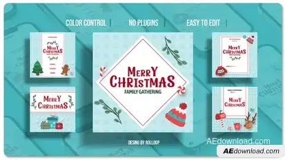 Merry Christmas Posts V1 Openers template preview