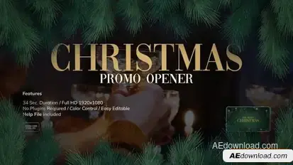 Merry Christmas Promo Openers template preview
