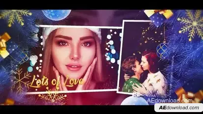Merry Christmas Slideshow || Happy New Year Openers template preview