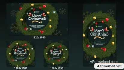 Merry Christmas || Social Media Openers template preview