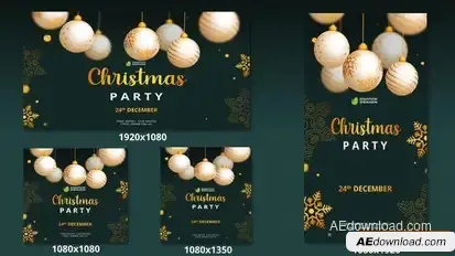 Merry Christmas || Social Media Openers template preview
