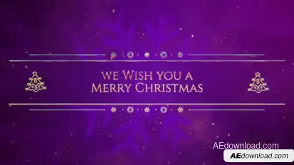Merry Christmas Titles Titles template preview
